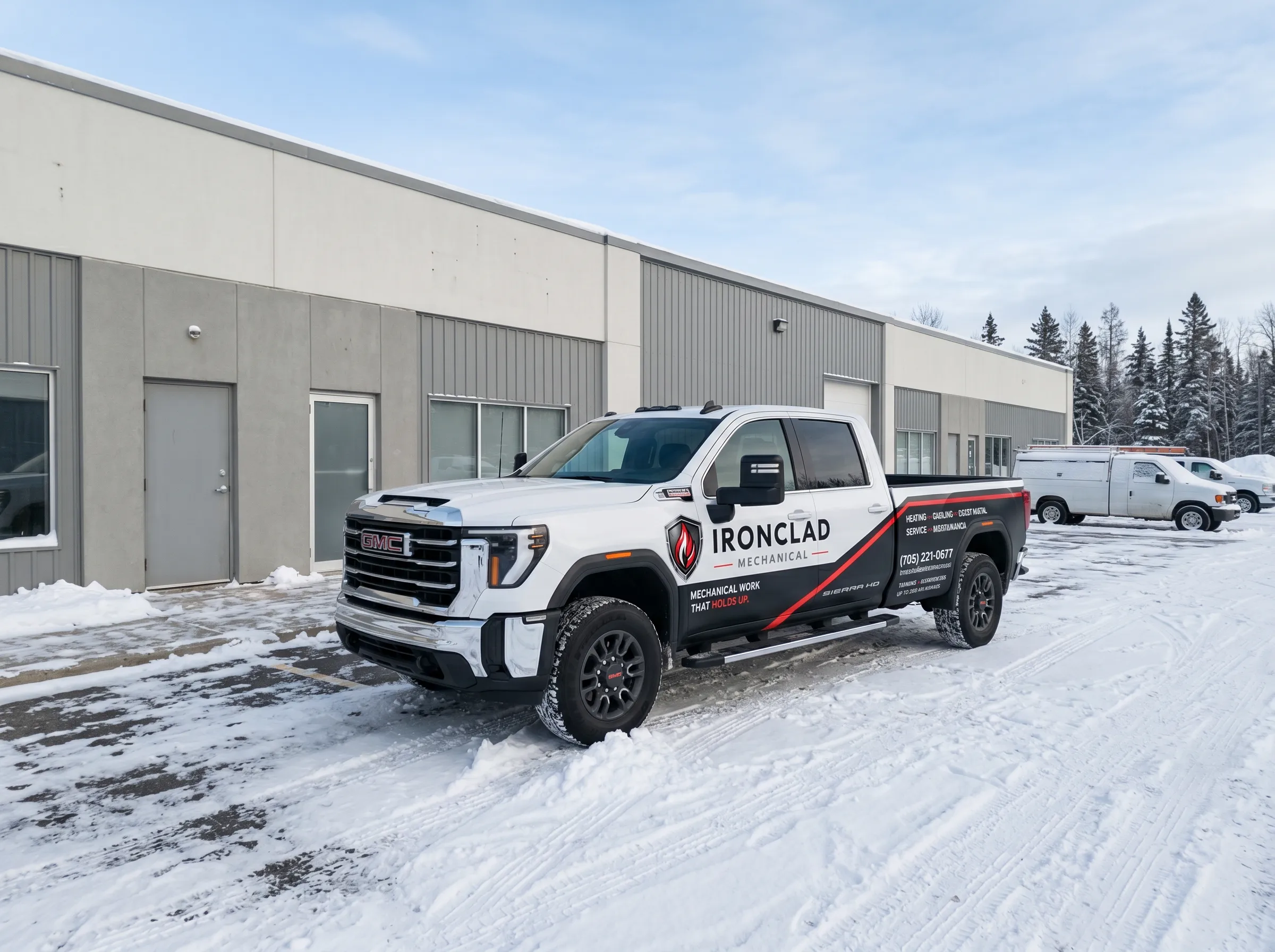 Ironclad Mechanical service truck for commercial HVAC in Timmins