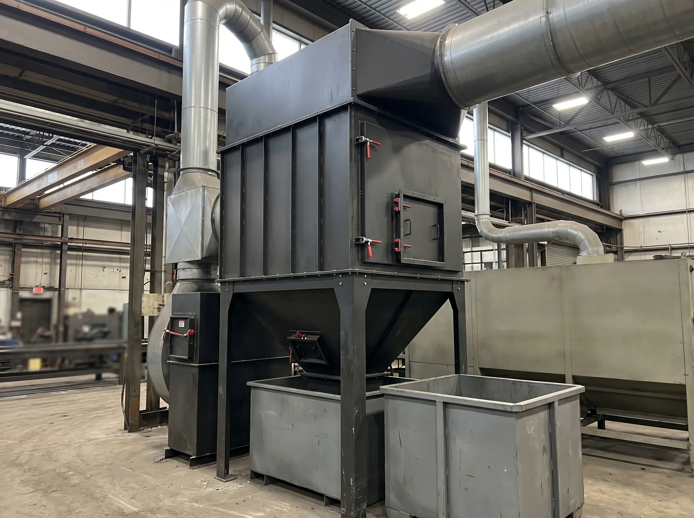 Dust collector maintenance service for mining and industrial facilities in Timmins Ontario