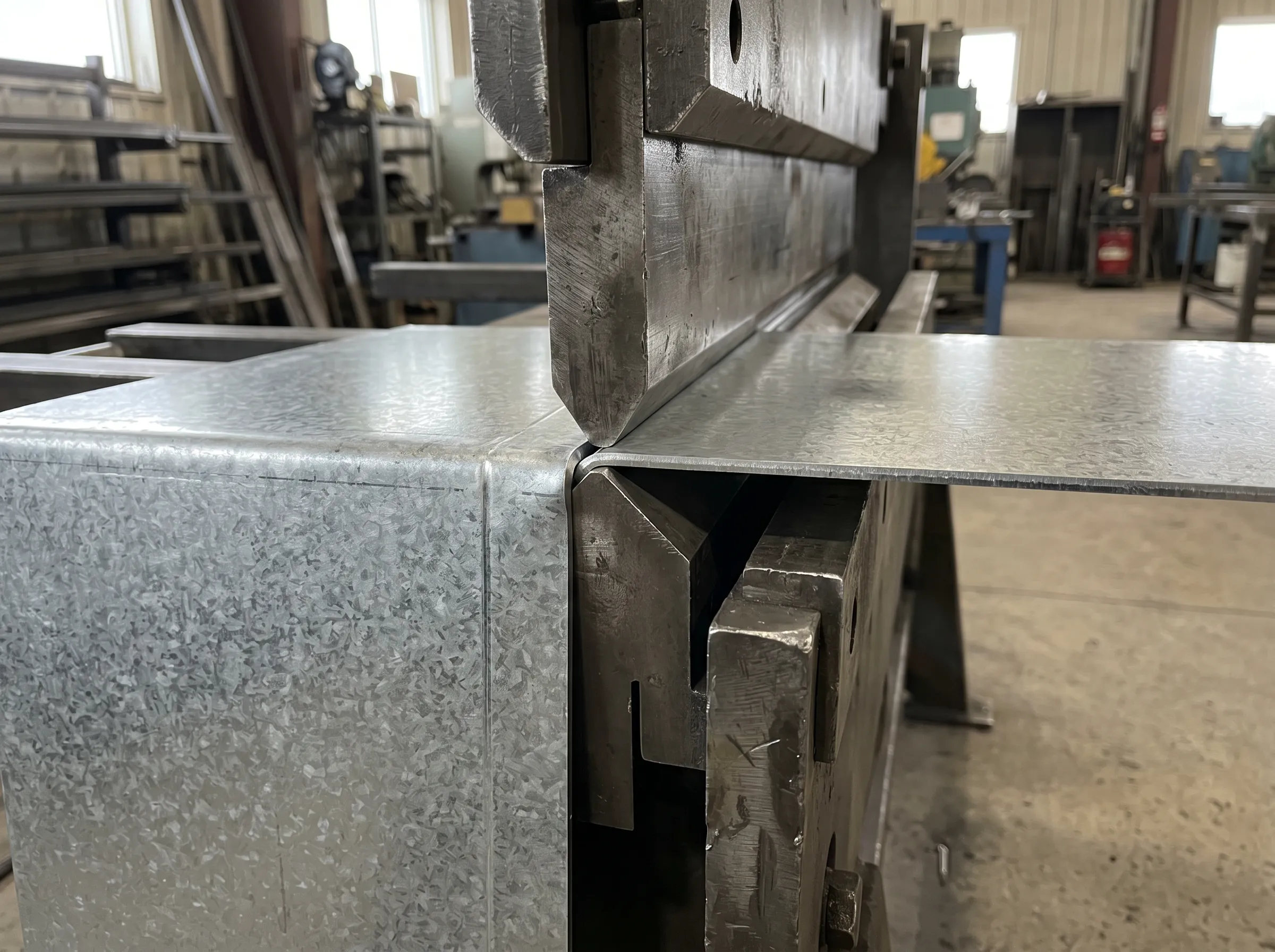 Custom sheet metal fabrication for industrial ductwork and HVAC systems in Northern Ontario