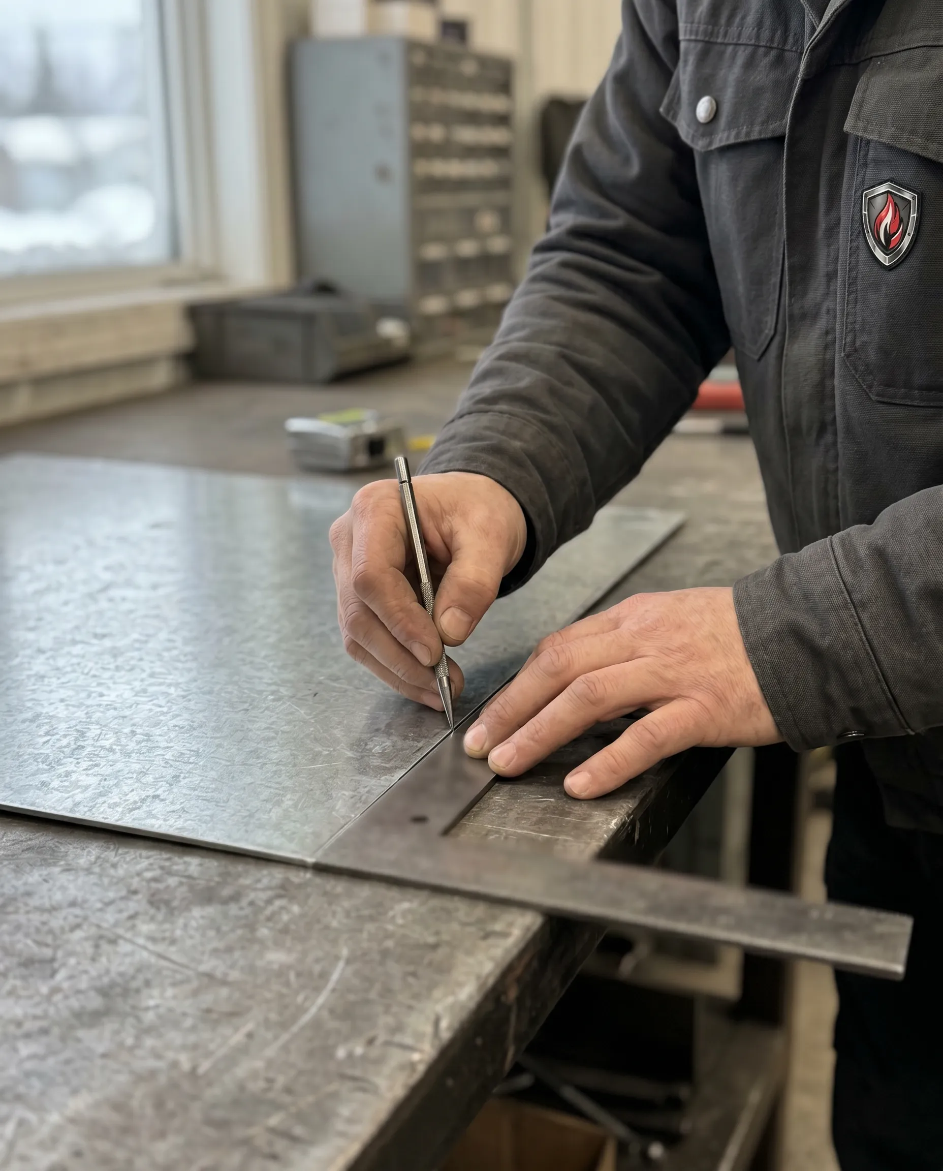 Ironclad Mechanical fabrication shop preparing custom industrial sheet metal components for Timmins projects